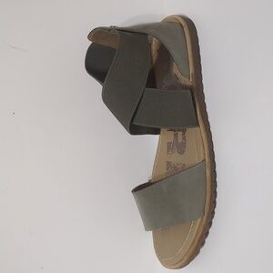 Sorel Ella Cross Ankle Strap Flat Sandal women size 6.5